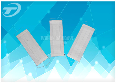 Medical Disposable 2 Ply Face Mask With Earloop / Filter Paper