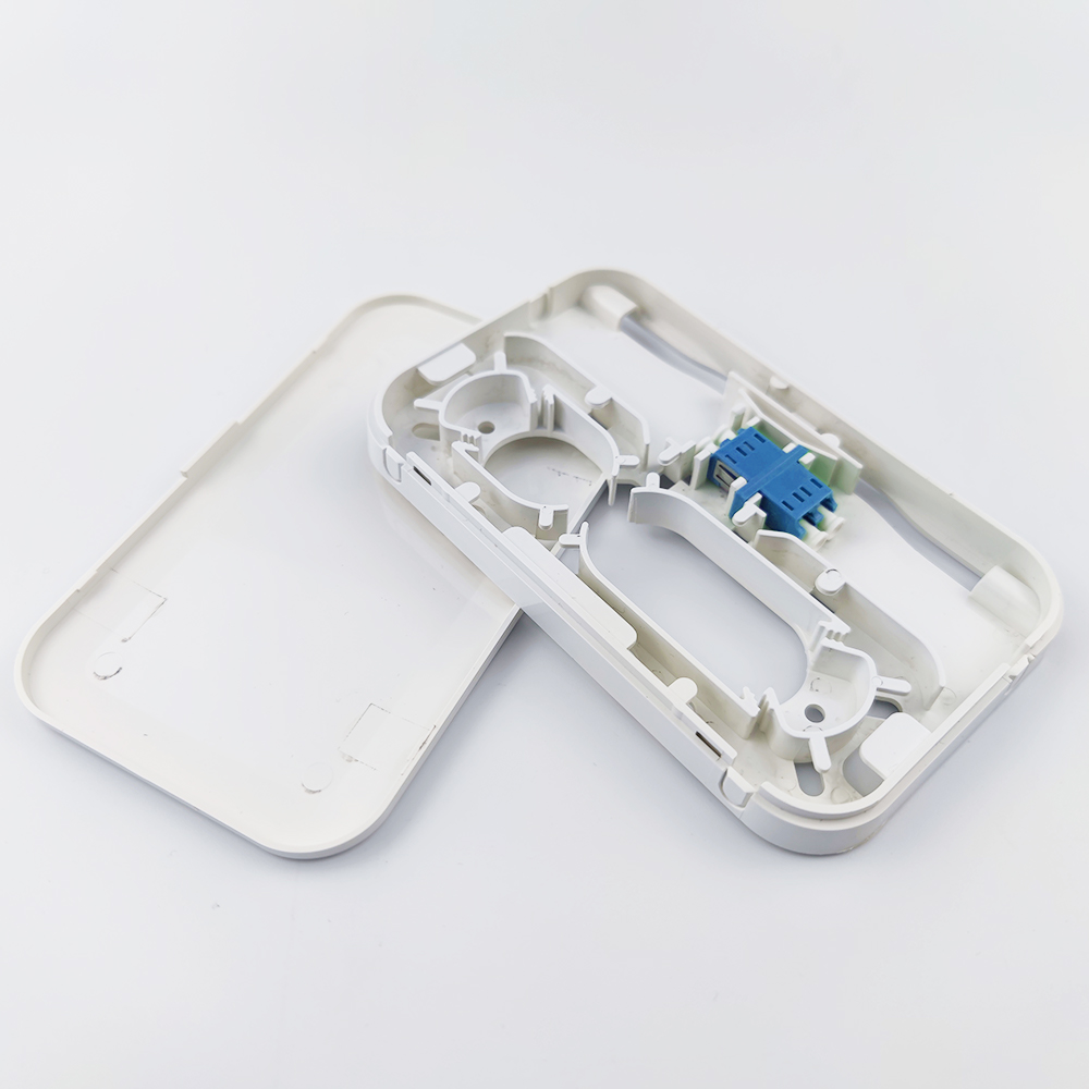 FTTH Network Wired LAN Plastic Fiber Optic Faceplate Socket Panel 1 Core Indoor Product