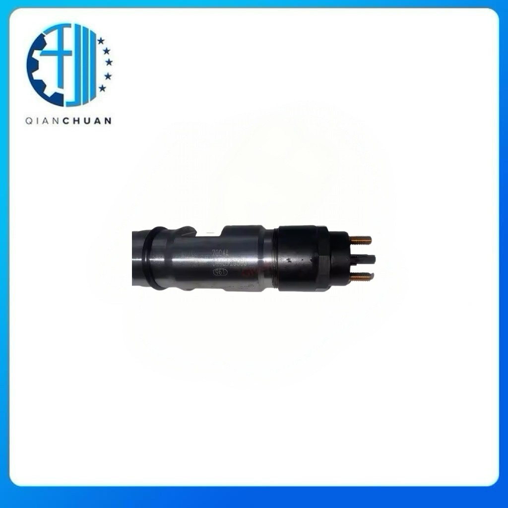 Common Rail Fuel Injector 0445120080 107755-0280 for Doosan DL065 Excavator Engine Spare Parts