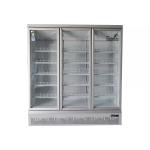 Beverage Glass Door Display Freezer Air Cooled For Supermarket Restaurant Store