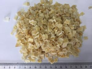 Quality 10x10x3mm New Crop Dehydrated Potato Dices No Additives Yellowish Color wholesale