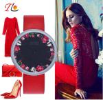 elegant flowers wrist watch ladies watch
