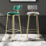 Kitchen Bar Stools High Rebound Sponge Filling Counter Height Chairs