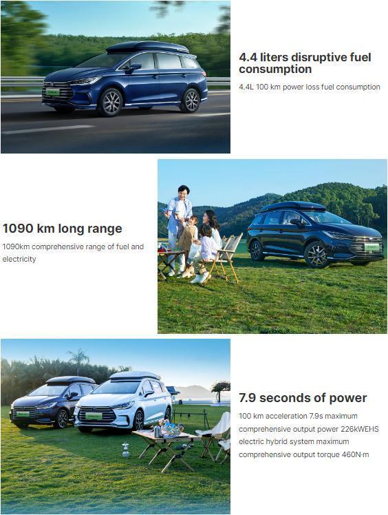 2024 High Quality New Cars for Sale Byd Song Max 5/6-Seat MPV 1.5L 110 Horsepower New Energy Vehicles Hybrid Car