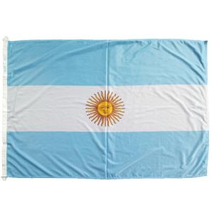 Quality CMYK Color National Screen Printed Argentina Flag Banner Custom wholesale