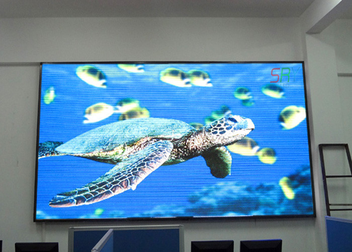 Super HD P6 Indoor Fixed LED Display / Digital Video Wall for Advertising