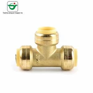 Quality DIN8077 DIN8078 1''X1''X1'' Brass Equal Tee Pipe Fitting wholesale