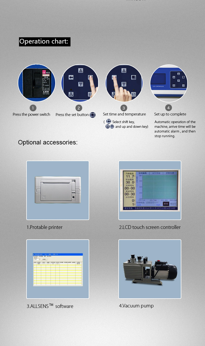 20-90L Automatic Vacuum Drying Equipment SUS304
