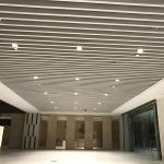 Aluminum U Shaped Baffle Ceiling Customized Size Metal Suspended Baffle Ceiling
