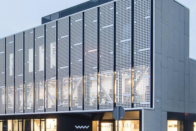 Fire-proof Perforated Aluminum Sheets With Custom Designs For Exterior Wall Decoration 0