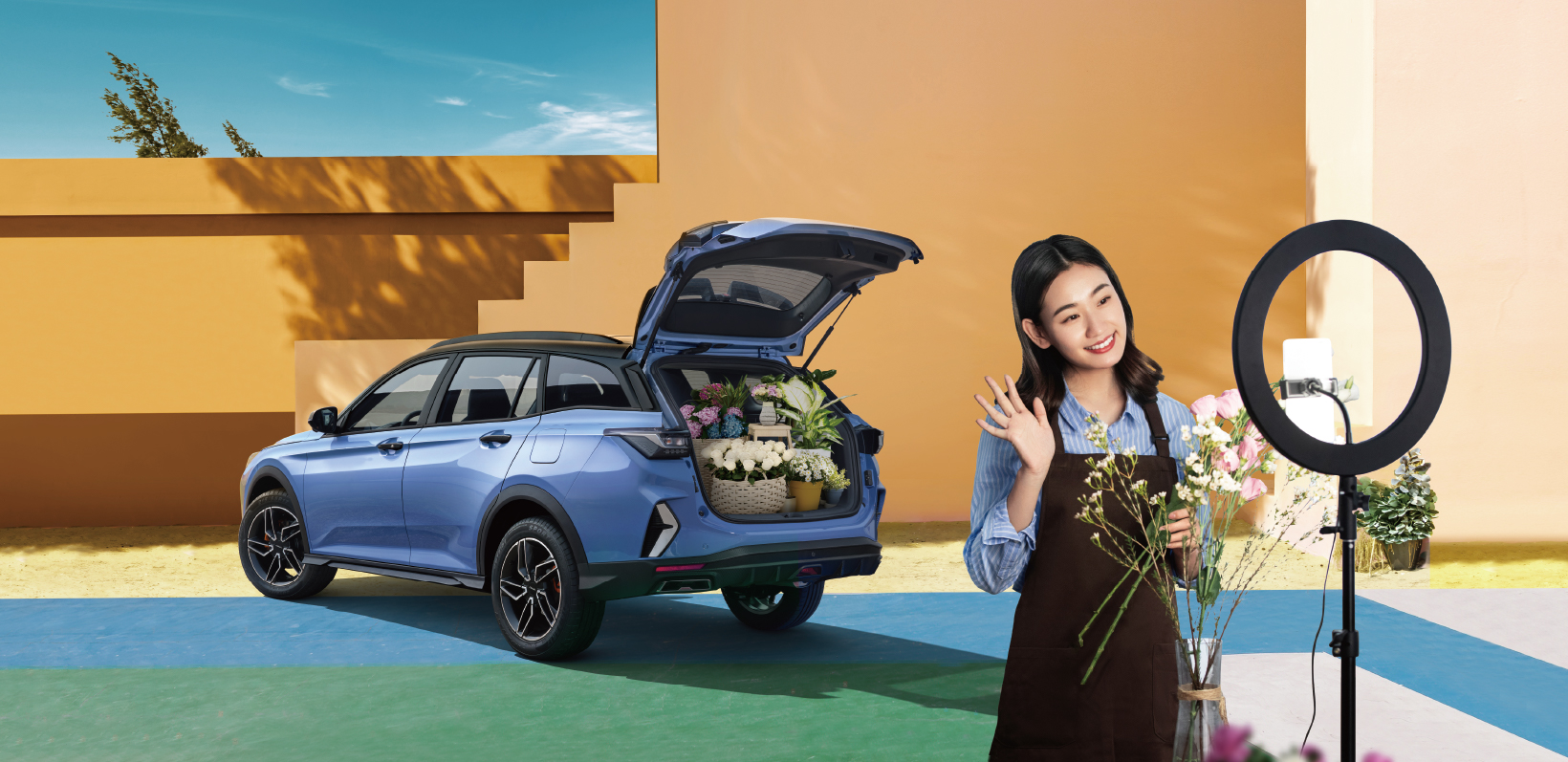 Electric Steering System DongFeng YIXUAN GS 2023 Mach Version 1.5L Automatic 5 Door 5 Seat SUV Gas Engine Car