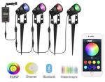 Aluminum DC 24V RGB Colord Led Light For Outdoor Garden Decoration