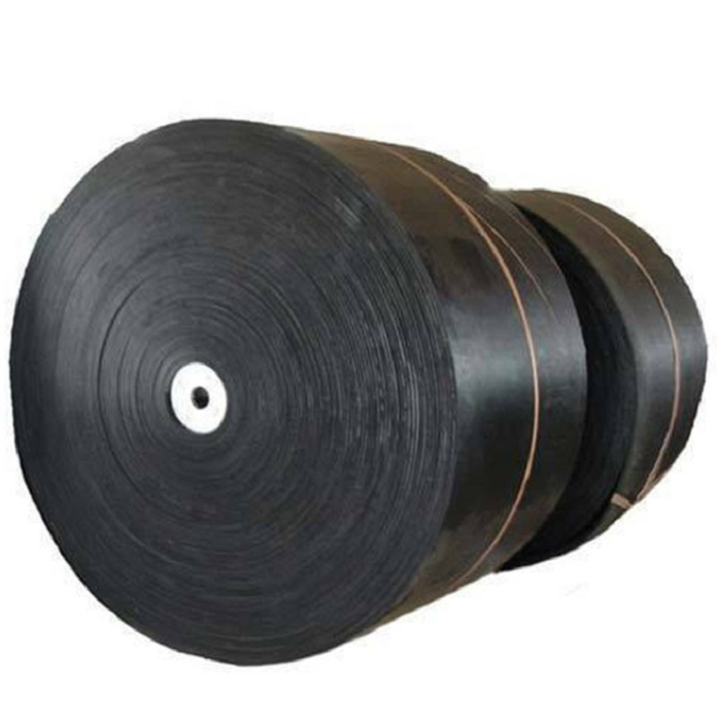 600mm EP200 Black Polyester High Strength Conveyor Belts Wear Resistant Heavy Load