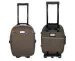 Business Trip 8 Wheel Suitcase Bags , 20 / 24 / 28 Inch Black Iron Trolley