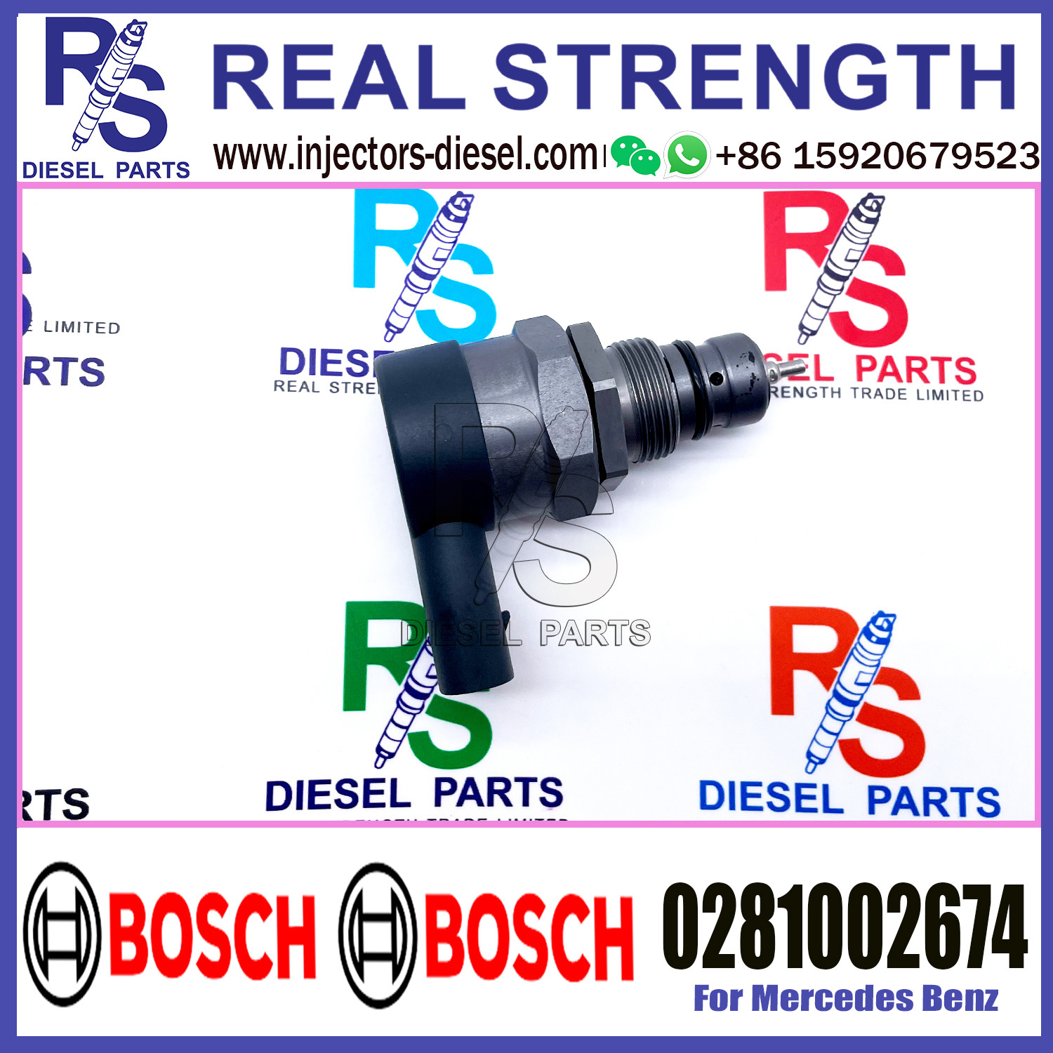 BOSCH Control Valve DRV Regulator Solenoid 0281002674 for Mercedes Benz