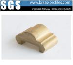 Copper Zinc Alloy Extrusion Handrail Profiles For Hotel Stair