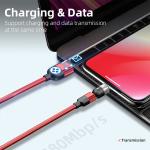 540 Degree 3A Magnetic Micro USB Quick Charging Cable