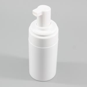 Quality White PET Cosmetic Bottle Cylinder Foam Facial Cleanser Bottle 120ml wholesale