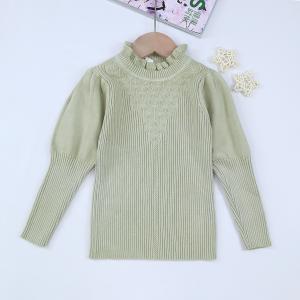 Quality Wholesale Girl Sweater Warm Kids Pullover Top knitted sweater Girl's Sweaters Winter Clothes For Kids wholesale