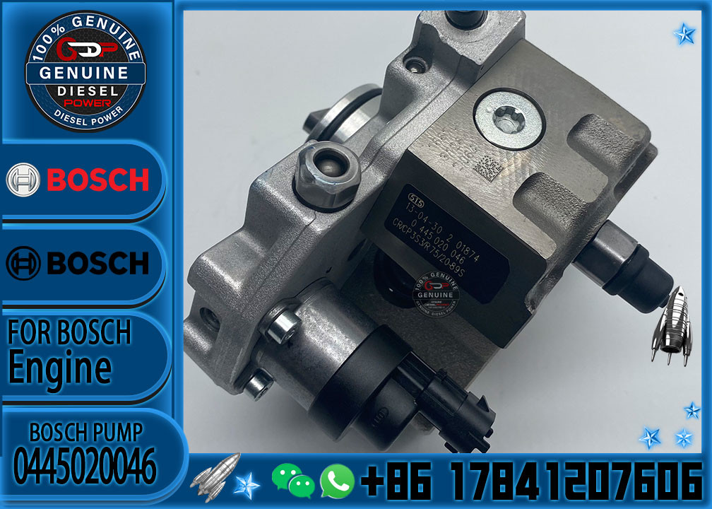 High pressure diesel injection Fuel Pump 0445020046 For ALFA ROMEO FIAT IVECO LANCIA 504095664 PEUGEOT Engine
