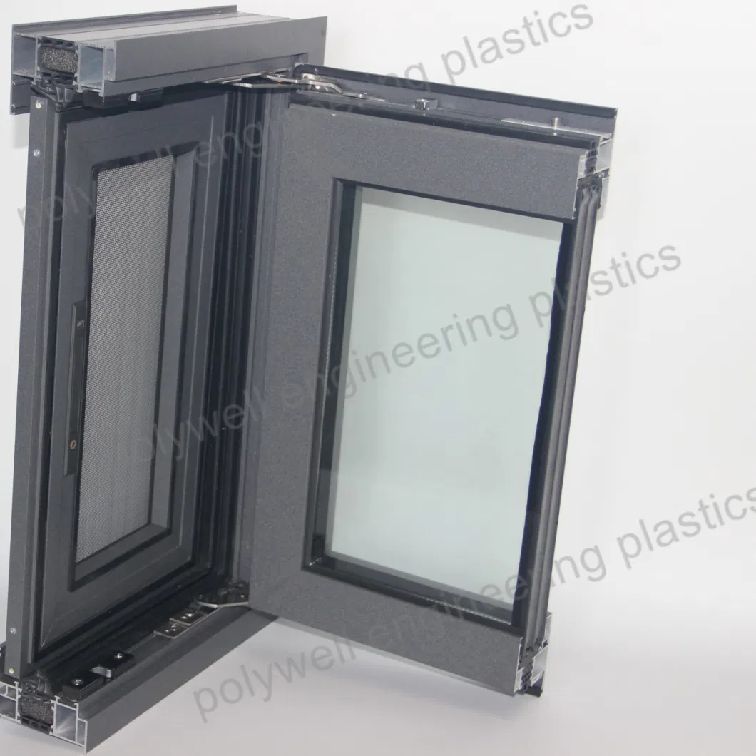New Design Product Modern Aluminum Wooden Color White Various Customized Style Sliding/ Double-Hung System Window