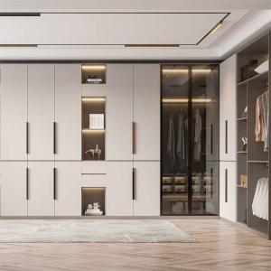 Quality Knocked Down Wardrobe Bedroom Furniture With Sintered Stone Door wholesale