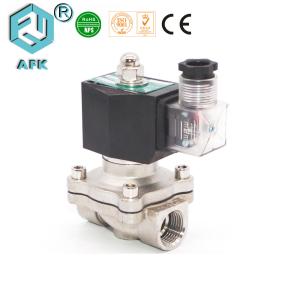 Quality Low Pressure Water Solenoid Valve 2/2 Way Stainless Steel 220V Direct Acting wholesale
