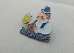 Iron Stamping, Die Struck Karneval Lapel Pin by Antique Nickel Plating (OEM &
