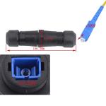 Outdoor Fiber Optic Eextension Cord Adapter Network Cable Connector Waterproof