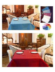 Quality Waterproof Eco- Friendly Disposable Paper Tablecloths For Parties Restaurant wholesale