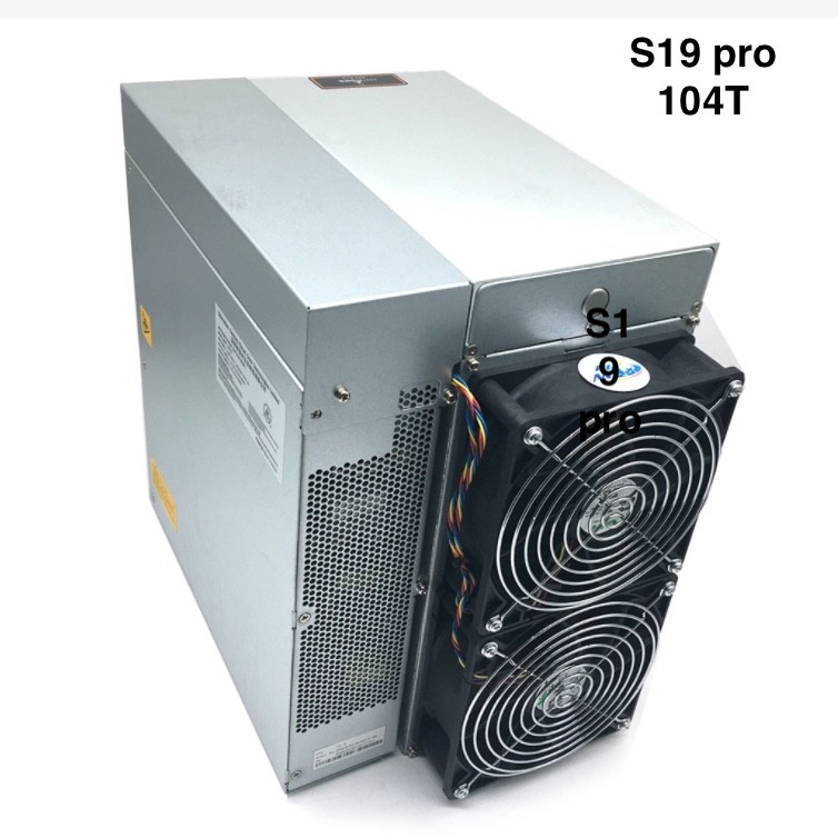 104TH/S Bitmain Antminer S19 Pro