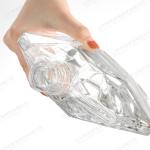 Healthy Lead-free Glass 500ml Brandy Bottle for Liquor Packaging and Round