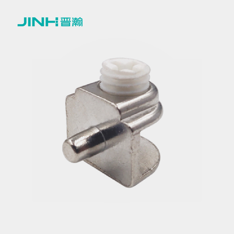 Nickel Plated C Shape Glass Mounting Clips For 2-8 Thickness Glass In Zinc Alloy