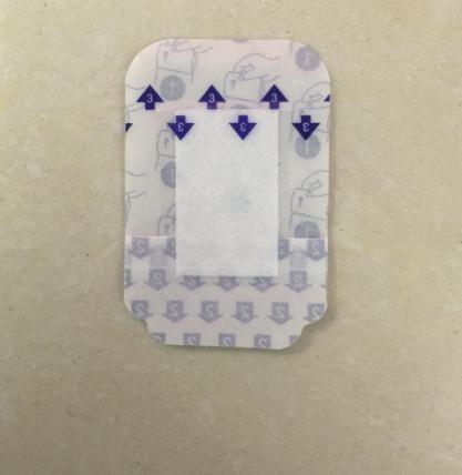 Cheap PU Adhesive Gauze Pads Wound Dressing Rectangle Medical Product for sale