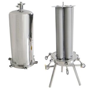 Quality Flanged Stainless Steel 304/316L Liquid Filter Water Filter Cartridge Housing wholesale