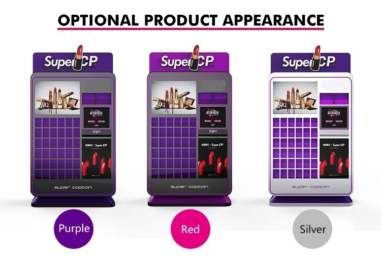 220V Makeup Coin Vending Machine , Self Service Lipstick Vending Machine