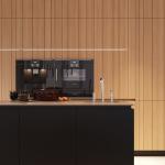 Modern PVC High Gloss Acrylic Kitchen Cabinets Eco Friendly