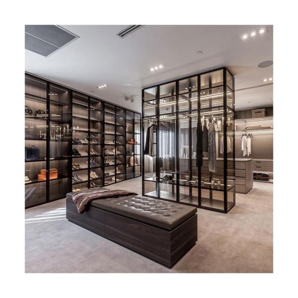 Laundry Feature High End Bedroom Furniture Wardrobe with European Wooden Closet