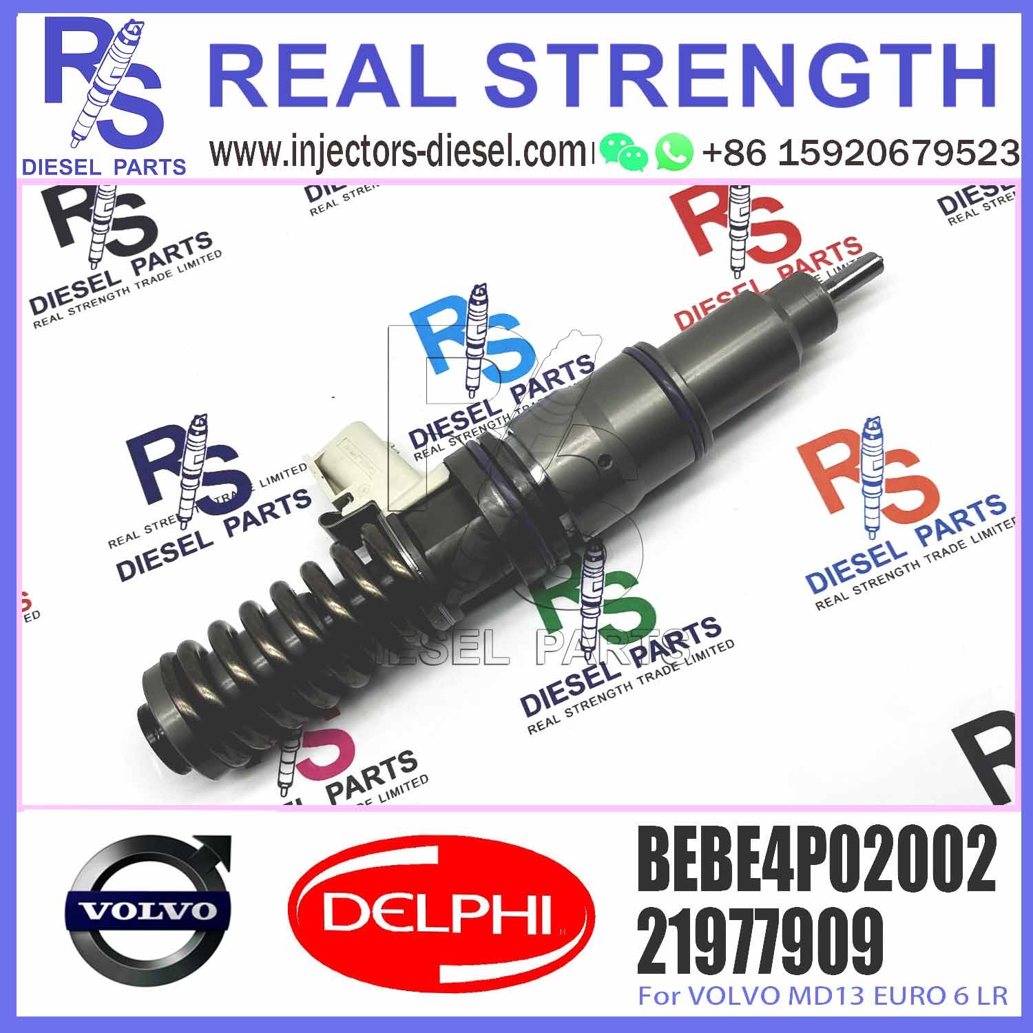 21977909 BEBE4P02002 E3.27 Diesel Fuel Injector For V-O-L-V MD13 EURO 6 LR