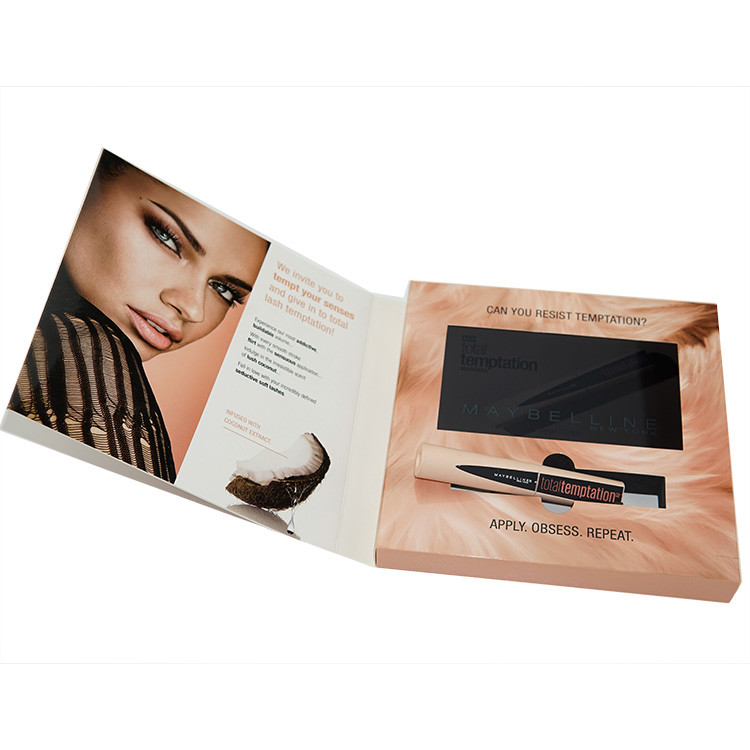 Business Gift Video In Print Brochure 7 Inch Video Book Custom Printing Hardcover