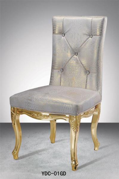 Hot sell PU upholstered stack restaurant armchair (YDC-11ST)