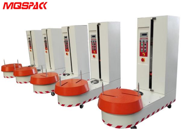 Stretch Film Airport Luggage Wrapping Machine Easy Tracking For Wrap Counter