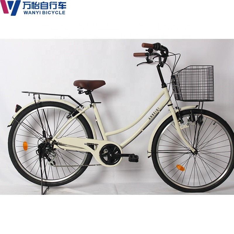 OEM Women'S Single Gear Bike Vintage Style Cruiser Bikes 26''