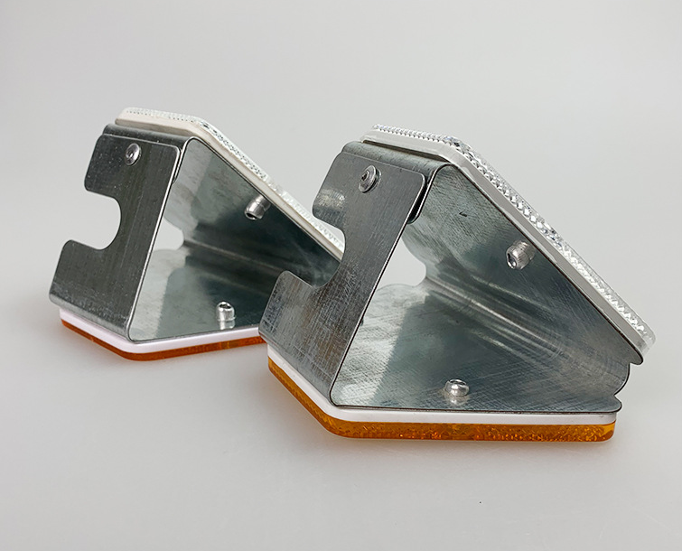 Highway Guardrail V Type Reflector PVC Safety Warning Post For Traffic Control