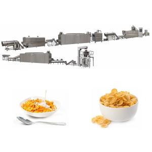 Quality Corn Flakes Manufacturing Machine Puffed Breakfast Cereal Corn Flakes Making Machine Corn Flakes Line wholesale