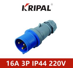 Quality IP44 Industrial Electrical Plug 16A 220V Single Phase IEC standard wholesale