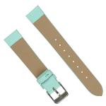 Mint Green 18mm Leather Watch Strap Bands Flower Embroidered