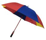 130cm 190T Pongee Rainbow Color Umbrella With Fiberglass Ribs