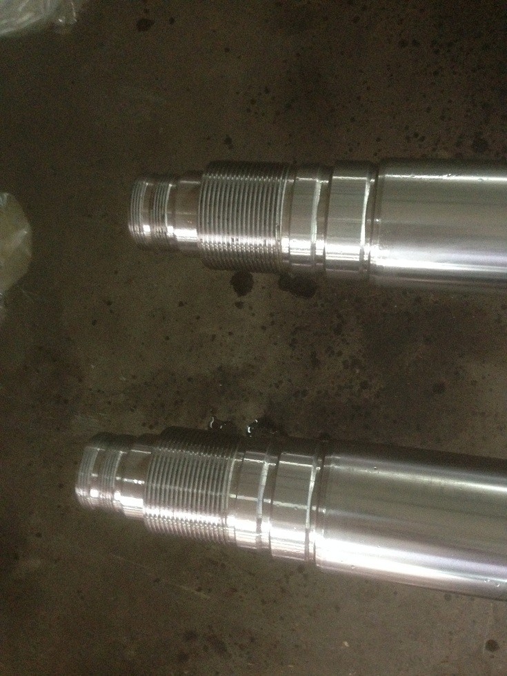 Construction equipment parts, Hyundai R225-7 boom hydraulic cylinder rod Hyundai excavator parts