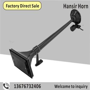Quality Square Loud Truck Air horn Black Color with the length of 640MM/740 for truck (HS-1004B) wholesale